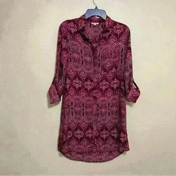 miami Dresses & Skirts - Miami Women’s Shirt Dress Sz Small with Pockets Bohemian Lightweight Vacation